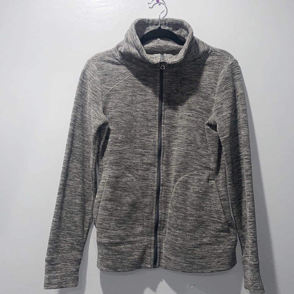 Gray Zip up Jacket